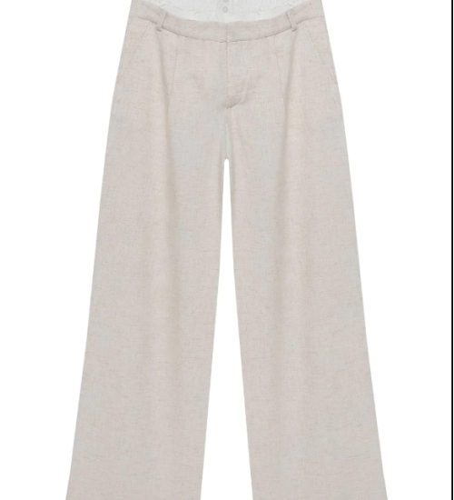 BELİ BOXER DETAYLI PANTOLON NATUR