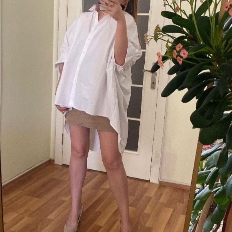 GÖMLEK DETAY TUNİK ELBİSE