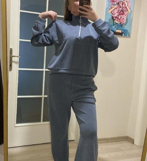 İpekyol Modal Kumaş Premium Kalite 2 li Takım Gri