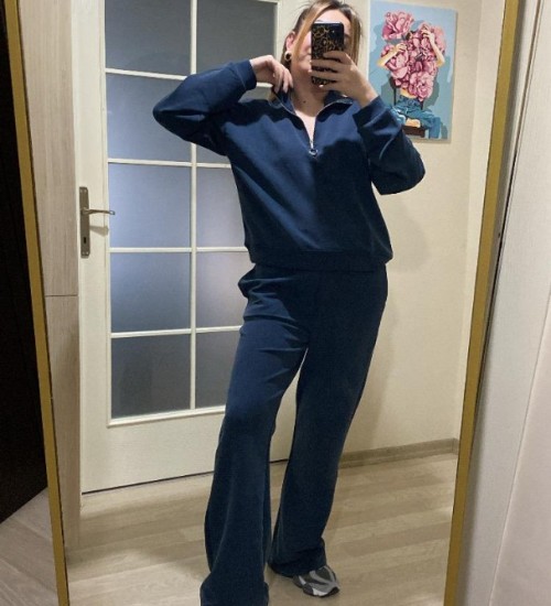 İpekyol Modal Kumaş Premium Kalite 2 li Takım Lacivert