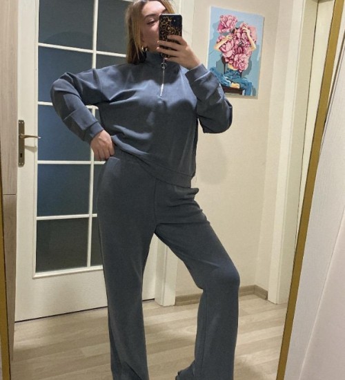 İpekyol Modal Kumaş Premium Kalite 2 li Takım Gri